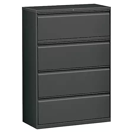 workpro 42 w 4-drawer steel lateral file cabinet|filing cabinet 4 drawer lateral.